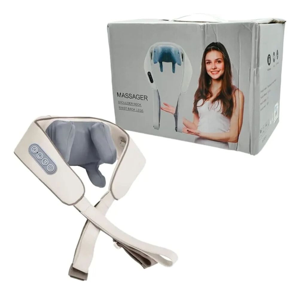 Masajeador Muscular Cuello Cervical Hombros Recargable image number 3.0