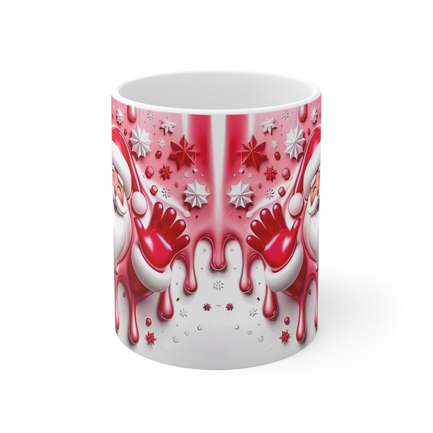 Taza Navidad Viejito Pascuero Sublimado 3d 325ml image number 1.0