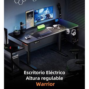 Escritorio El&eacute;ctrico Regulable Warrior 140cm Lubabycas