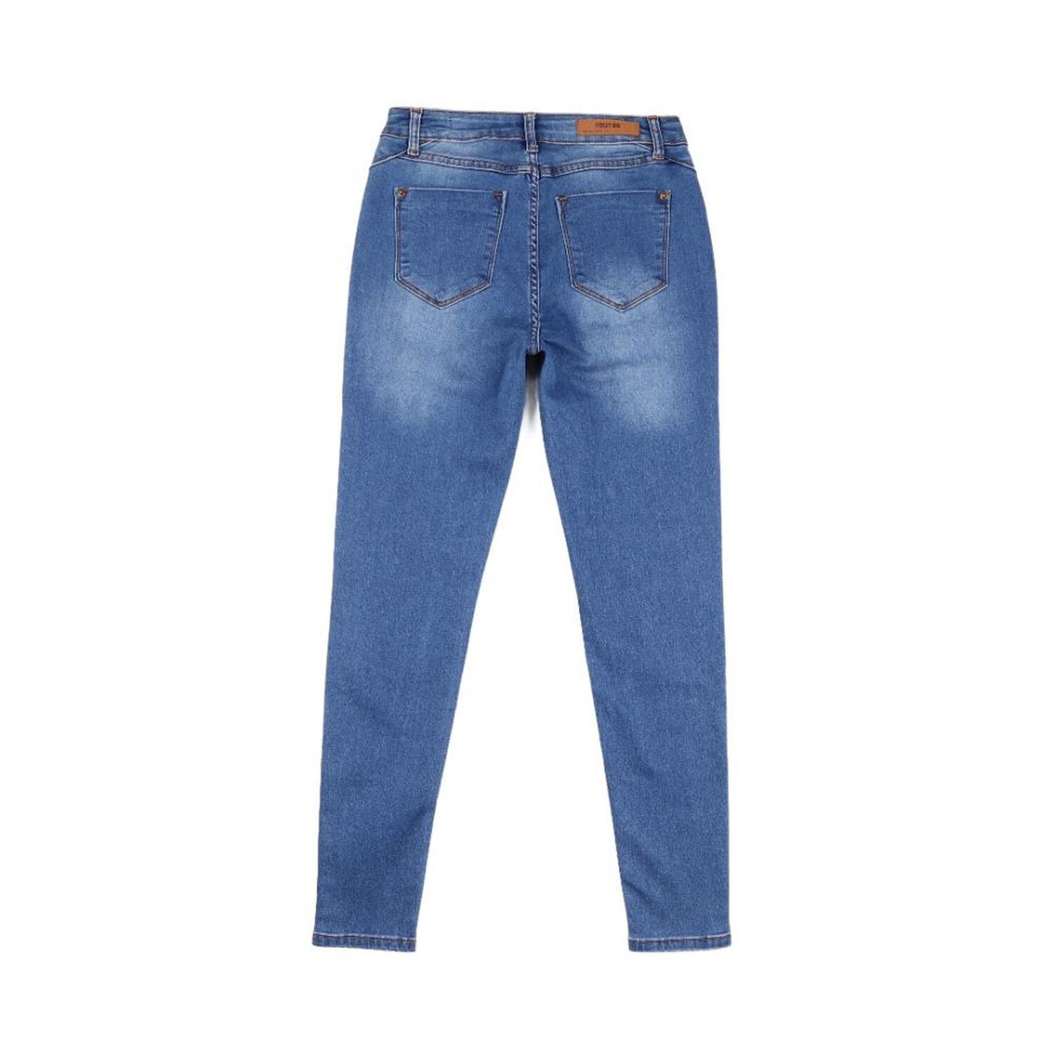 Jeans Tiro Alto Skinny Rolly Go image number 1.0
