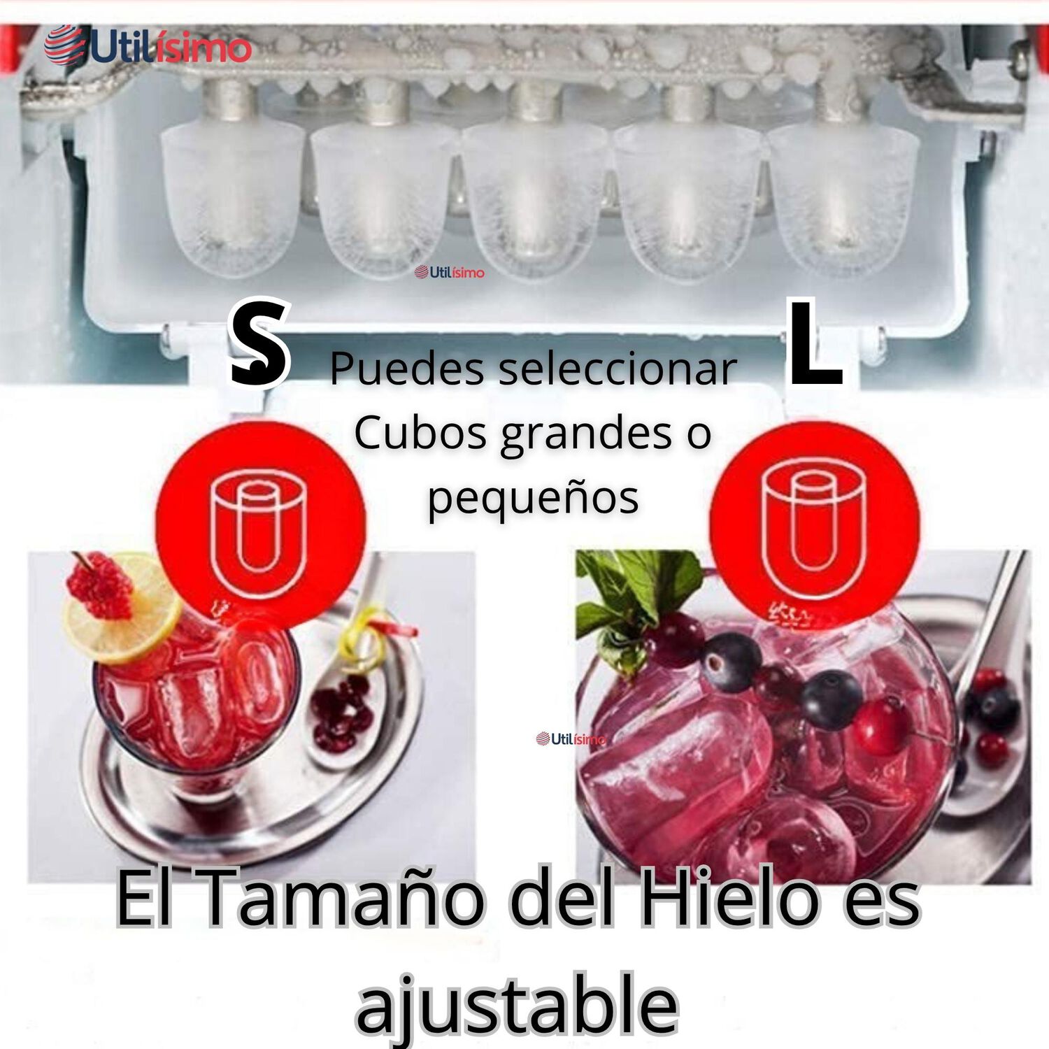 M&aacute;quina De Hielo Port&aacute;til Hogar Premium image number 7.0