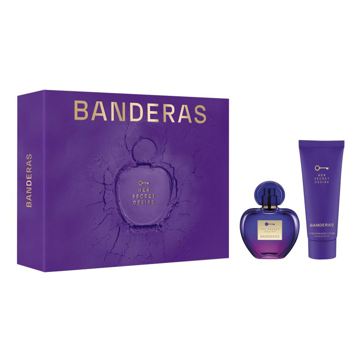Banderas Mujer Estuche Her Secret Desire Eau De Toilette 50 Ml + Loci&oacute;n Corporal Hidratante 75 Ml image number 0.0
