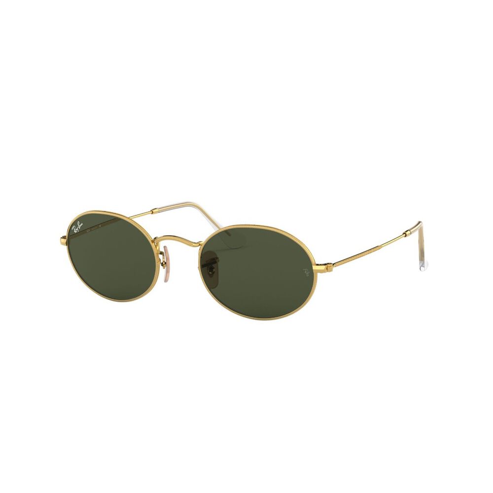 Lentes De Sol Oval Gold Green Ray-ban image number 1.0