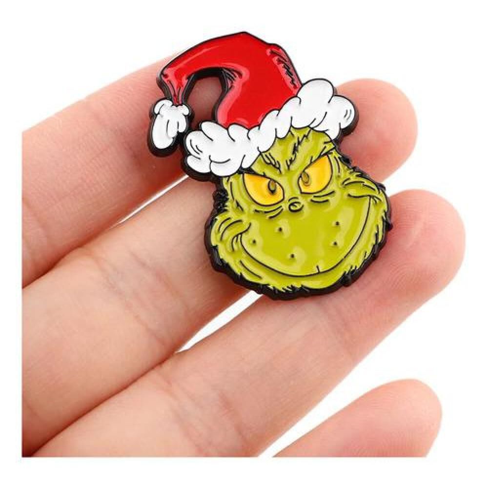 Pin Broche The Grinch Navidad image number 1.0