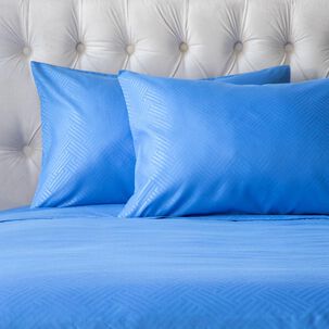 Juego De S&aacute;banas Casaideal Embossed / 2 Plazas