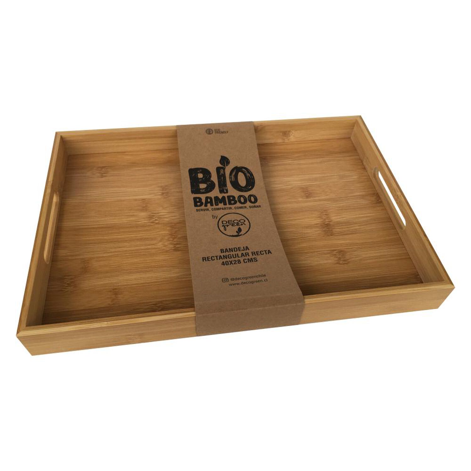Bandeja Decogreen Bio Bamboo 40x28 Cm image number 2.0
