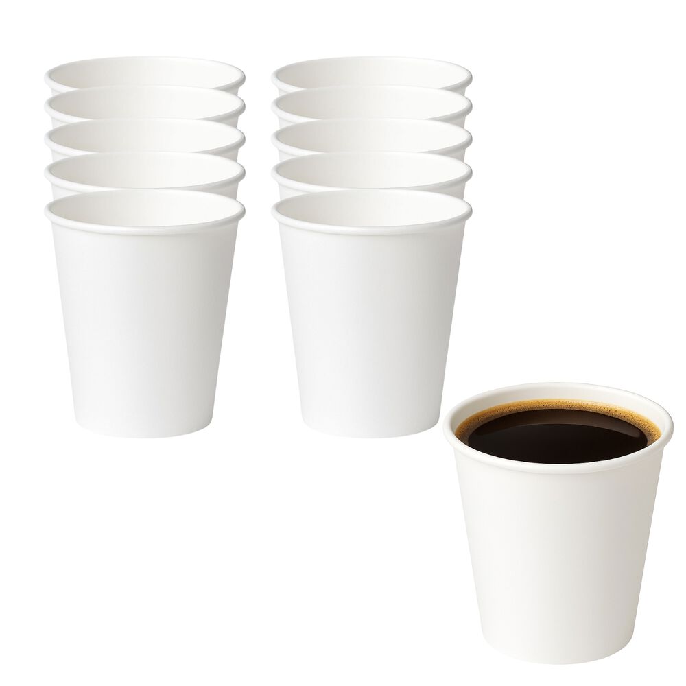 Set 40 Vasos Polipapel Termico 236ml 8oz Desechable Blanco image number 0.0