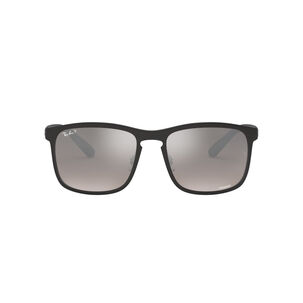Lentes De Sol Matte Black Polarizados Ray-ban