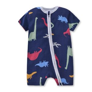 Enterito Corto 100% Algodón Bebé Niño 6 A 24 Meses Dinosaurs