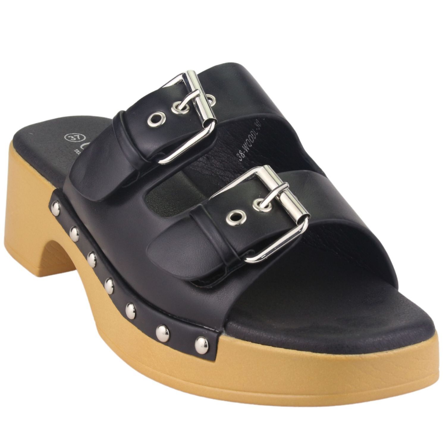 Sandalia Chalada Mujer Woodl-30 Negro Casual image number 2.0