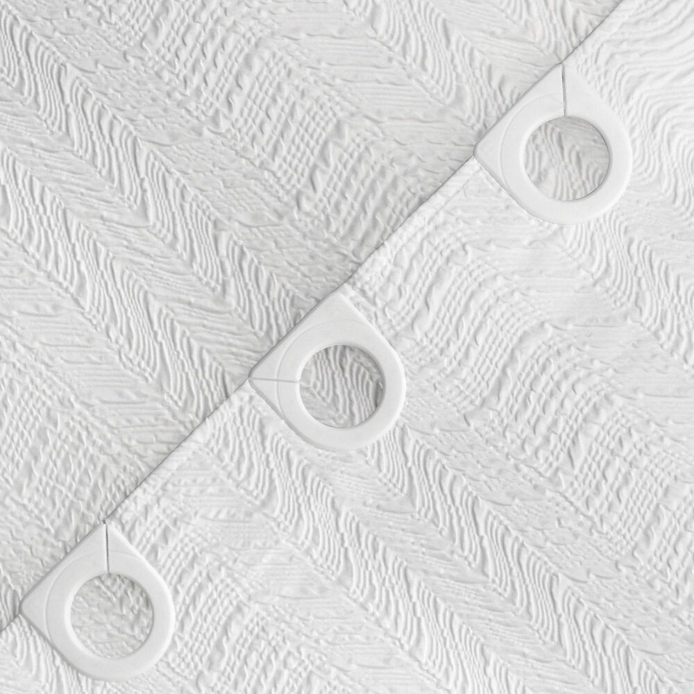 Cortina De Ba&ntilde;o Nautica Home 180x180cm Dise&ntilde;o 3d Olas image number 2.0