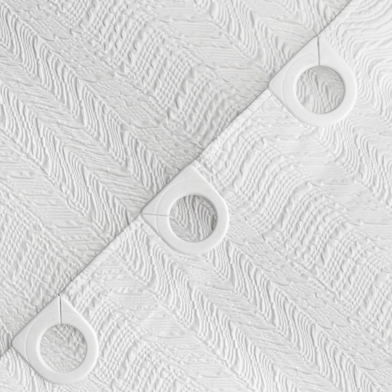 Cortina De Ba&ntilde;o Nautica Home 180x180cm Dise&ntilde;o 3d Olas image number 2.0