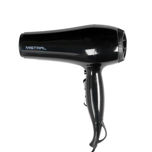 Secador De Pelo Mistral Tourmaline Ion Nano Silver Gama 2200w Negro