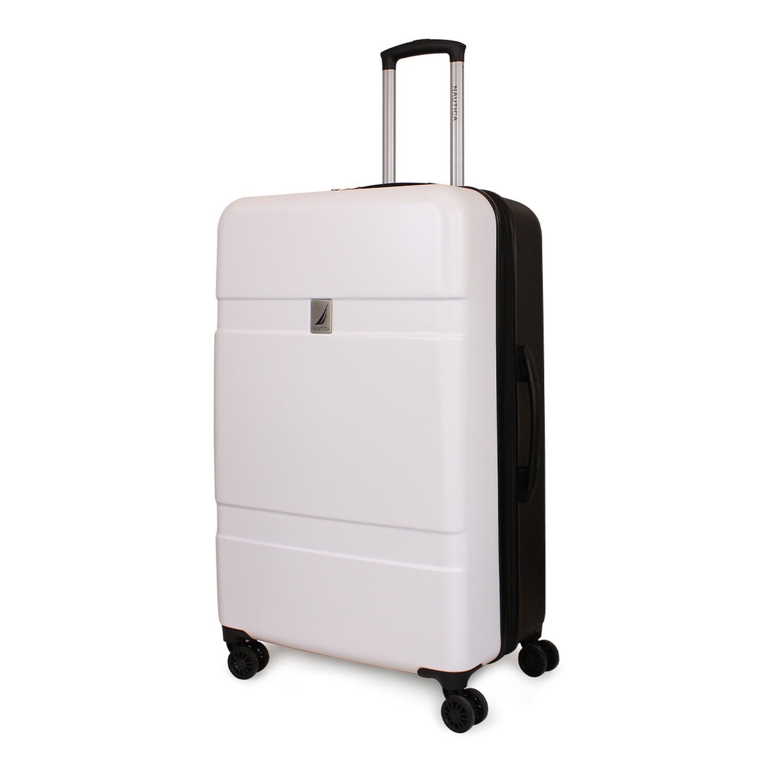 Pack 2 Maletas Bora M+l Blanca-negro Nautica image number 7.0