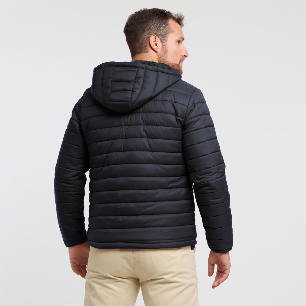 Parka Lisa Regular Cuello Alto Con Capucha Hombre Herald image number 1.0
