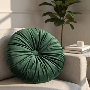 Set De 2 Cojines Redondos 44cm - Verde