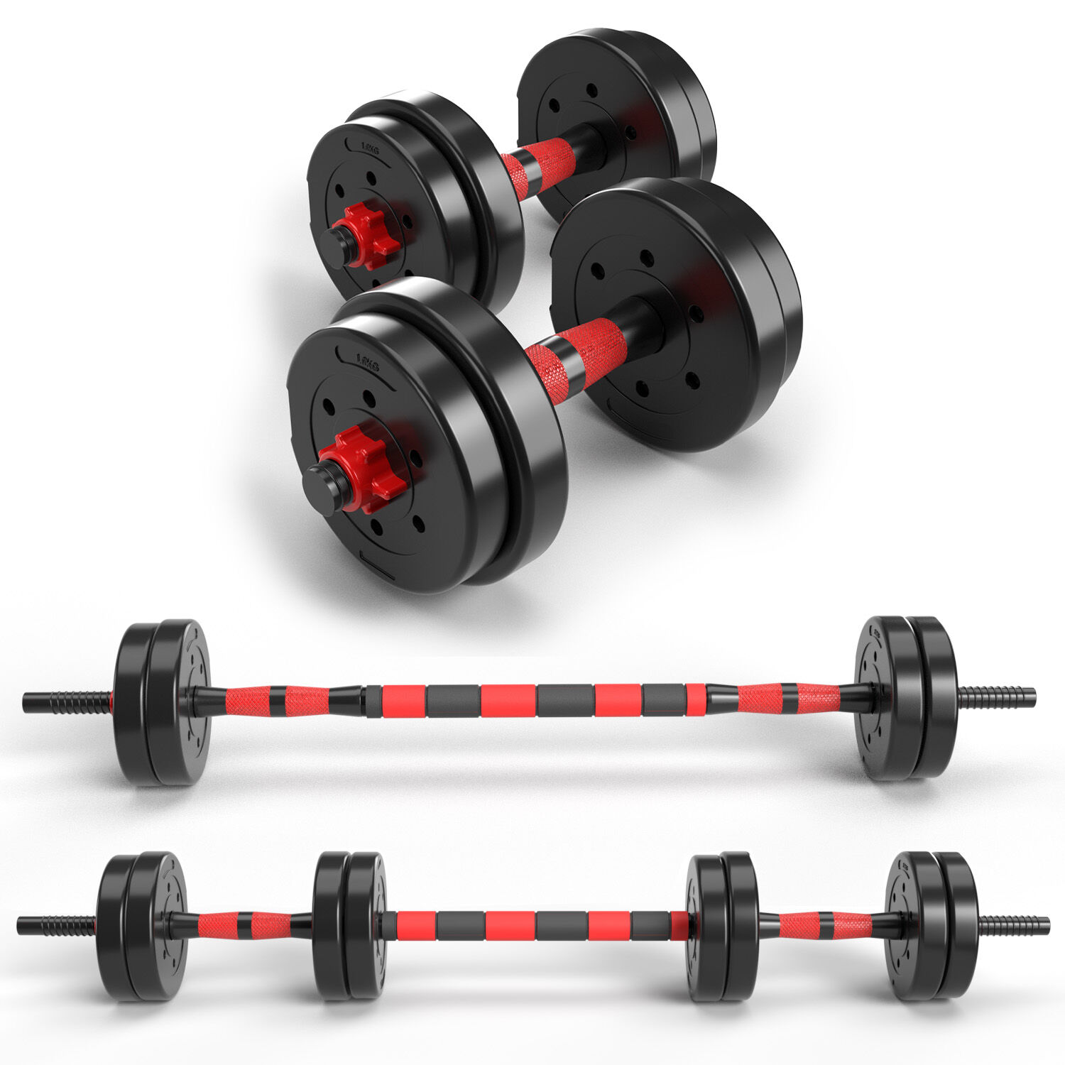 Set Mancuernas Fitmax 10 Kg Pvc image number 0.0