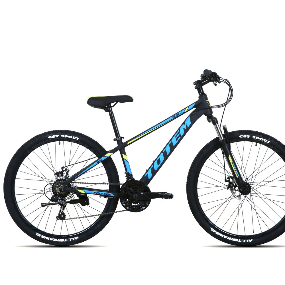 Bicicleta Totem Mtb Aro 26 Modelo Y650 Negro Azul image number 0.0