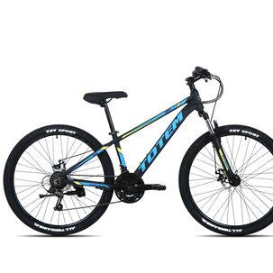 Bicicleta Totem Mtb Aro 26 Modelo Y650 Negro Azul