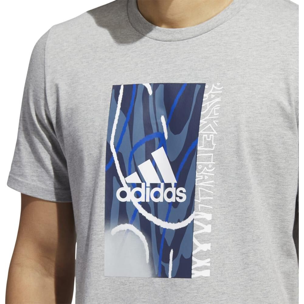 Polera Estampado Hombre Badge Of Sport Adidas image number 3.0