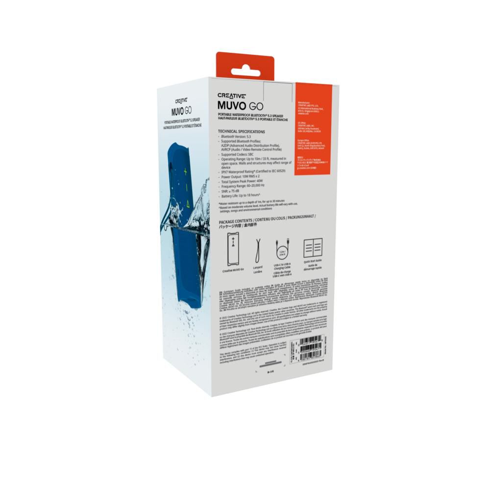 Parlante Portatil Creative Muvo Go Azul image number 4.0