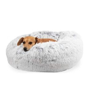 Cama Nido De Felpa Para Mascotas Con Forma De Rosca 50cm
