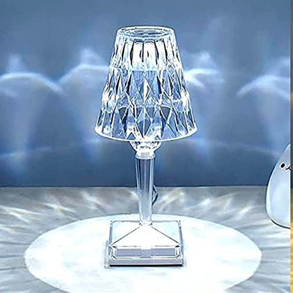 Lámpara De Mesa Diseño De Diamante Con Modos De Luz Y Control Táctil image number 2.0