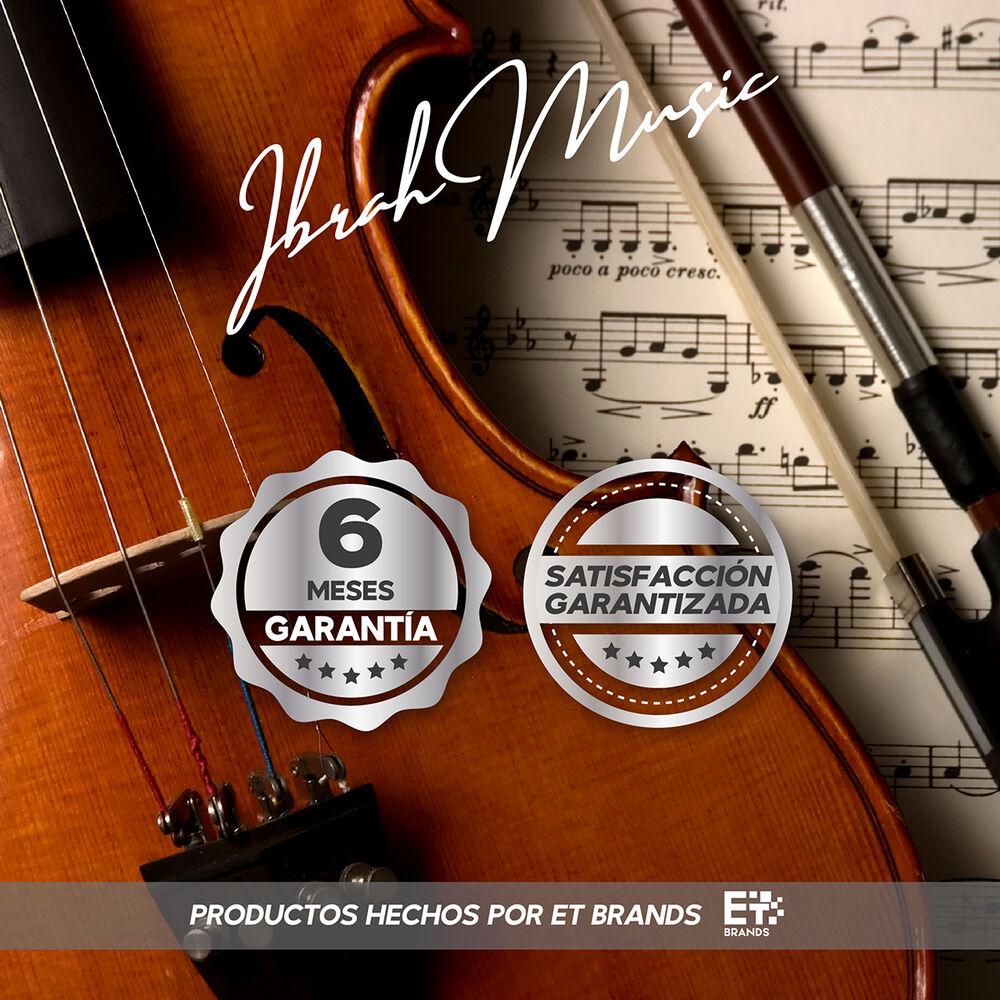 Violin 4/4 Acustico Ibrah Music Estuche Y Arco + Accesorios image number 9.0