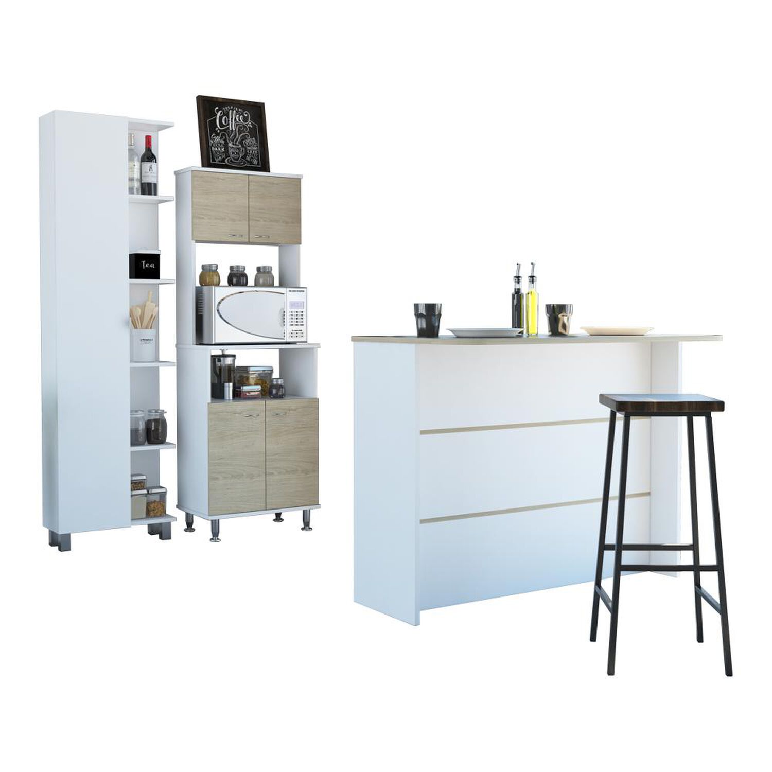 Combo Tuhome Kitchen Mueble De Cocina + Barra + Optimizador51 image number 1.0