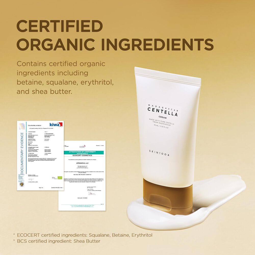 Madagascar Centella Cream (skin1004) - 75ml Crema Con Centella Asi&aacute;tica Pieles Sensibles image number 7.0
