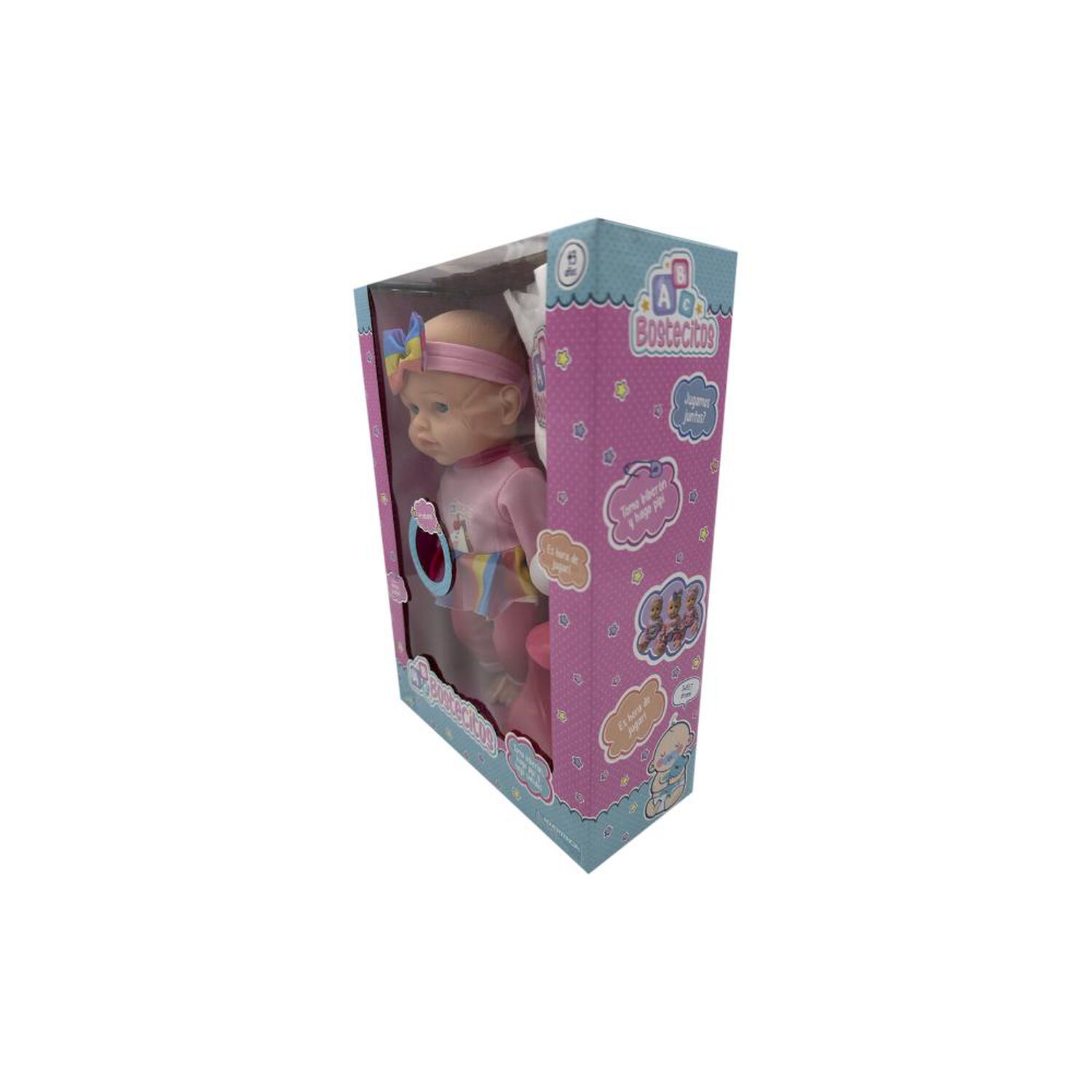 Mu&ntilde;eca Babydoll Bostecitos Pip&iacute;, 3 Accesorios Con Try Me Surtido image number 5.0