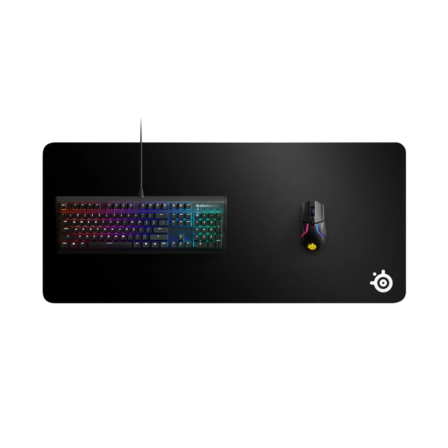 Mousepad Gamer Steelseries Qck Heavy Xxl Negro image number 1.0