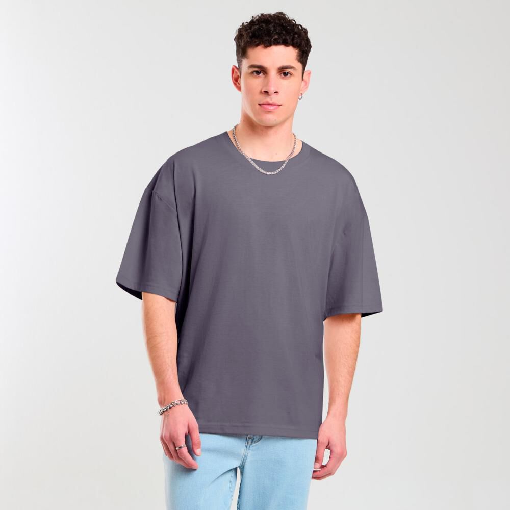 Polera Oversize Manga Corta Cuello Redondo Hombre Skuad image number 0.0