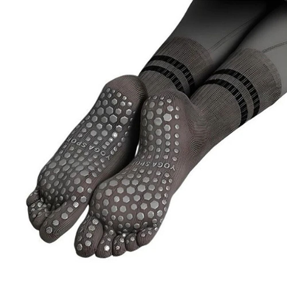 Calcetines T&eacute;rmicos Con Dedos Antideslizantes Yoga Deporte image number 0.0