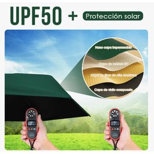 Mini Paragua Plegable Port&aacute;til Anti-uv Verde