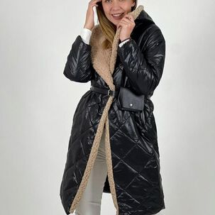 Parka Italiana Con Cinturón