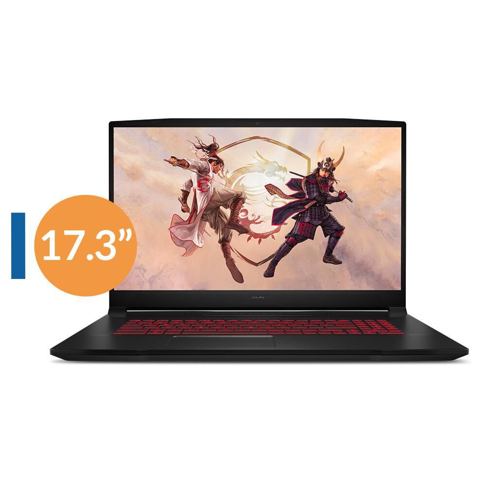 Notebook Msi Katana Gf76 11ue / Negro / Intel Core I7 / 16 Gb Ram / Nvidia Geforce Rtx 3060 / 512 Gb Ssd / 17.3 " image number 0.0
