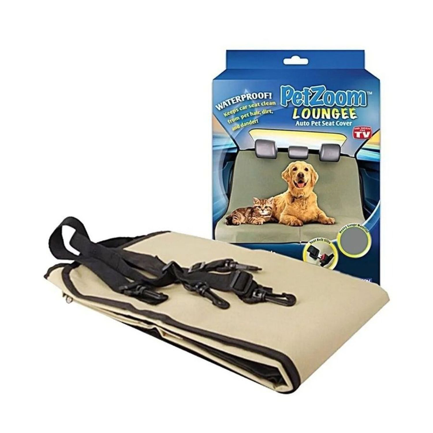 Protector De Asiento Auto Para Perros Mascotas Funda Impermeable image number 2.0