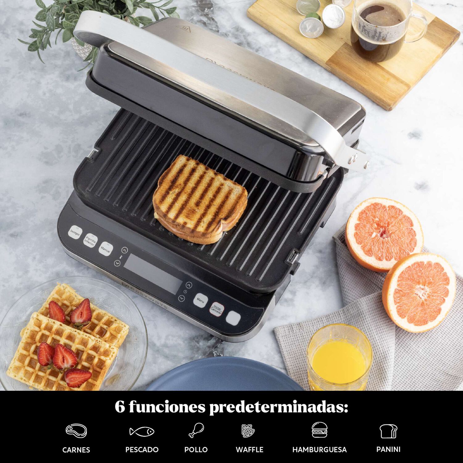 Plancha - Parrilla, Waffles, Sandwich , Panini Let's Grill image number 2.0