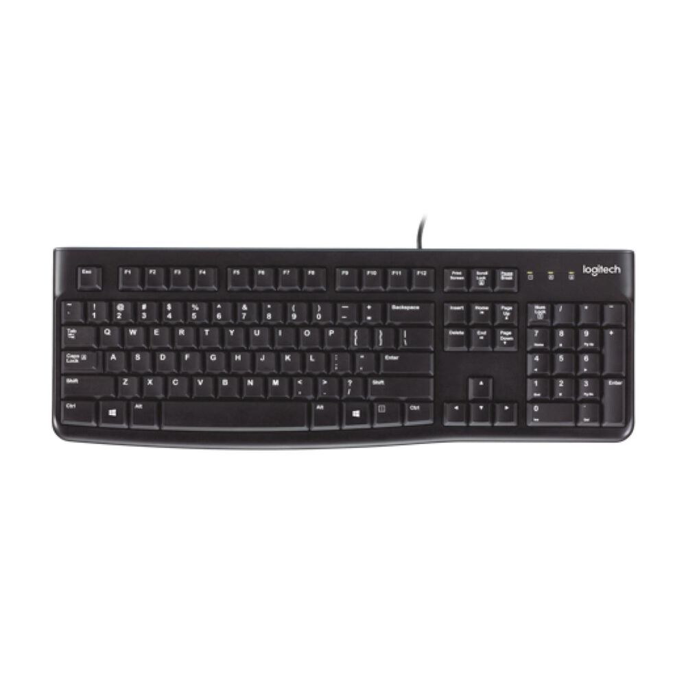 Teclado Silencioso Usb Negro K120 image number 1.0