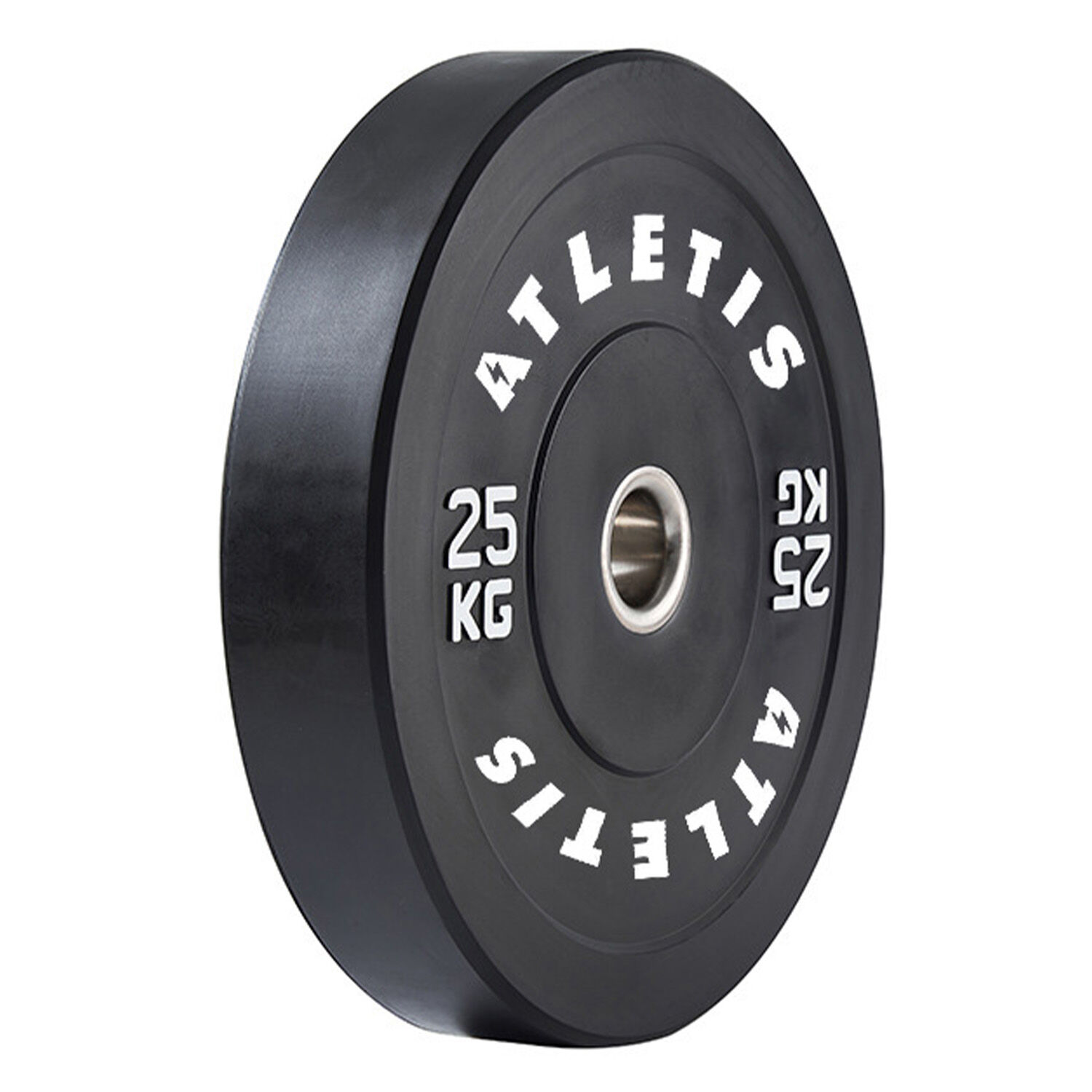 Disco Ol&iacute;mpico Bumper 25 Kg Negro image number 1.0