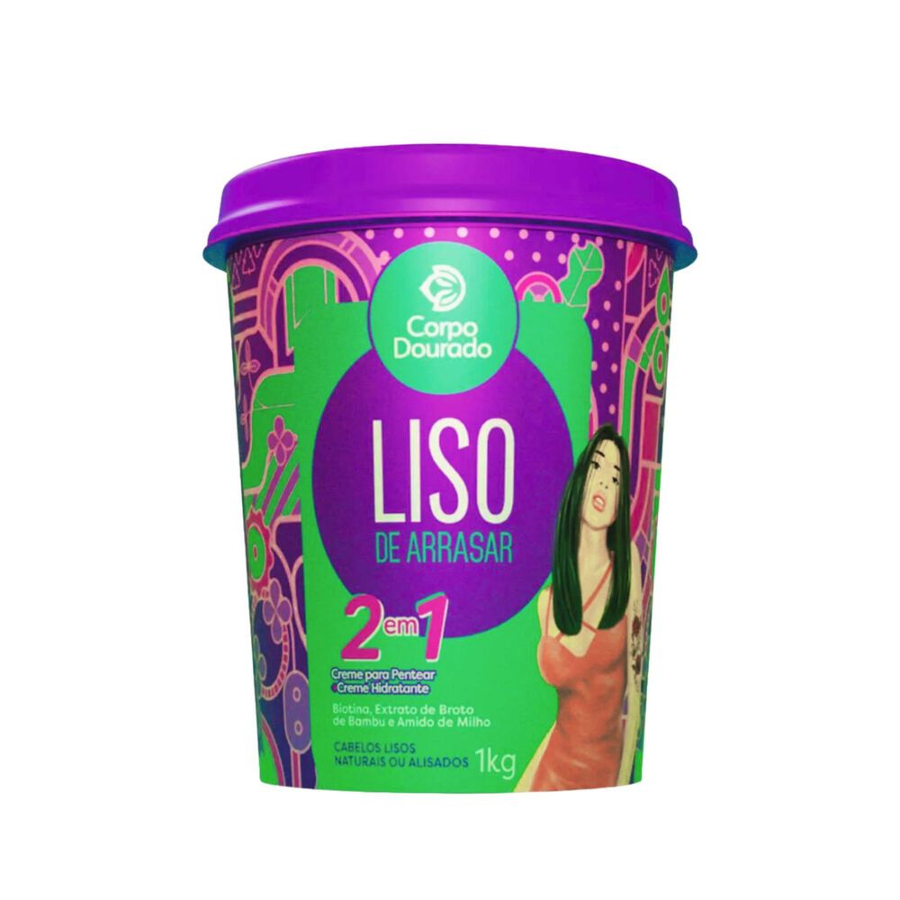 Crema Brasileña Alineación De La Hebra Capilar Lisos De Arrasar 1 Kg image number 1.0