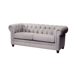 Sofa Florencia 2 Cuerpos Lino Gris Claro