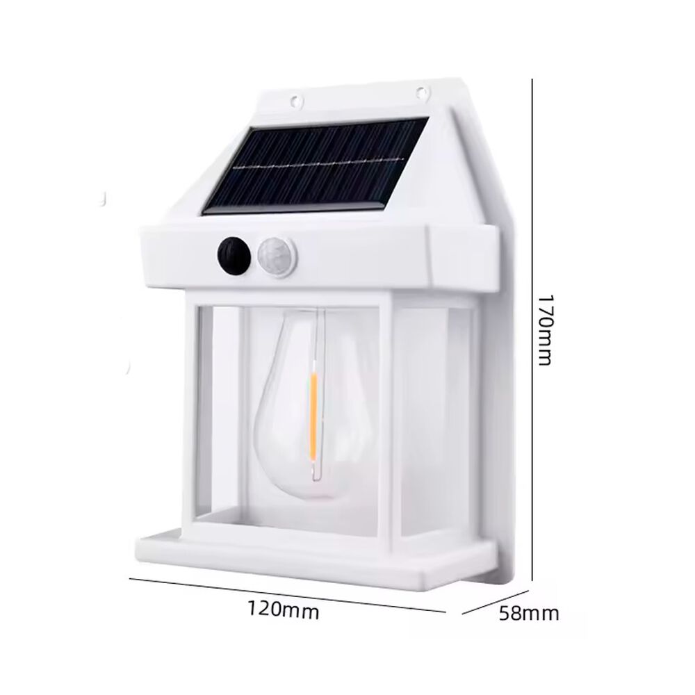 Lámpara Solar Pared Sensor Movimiento Cálido image number 1.0
