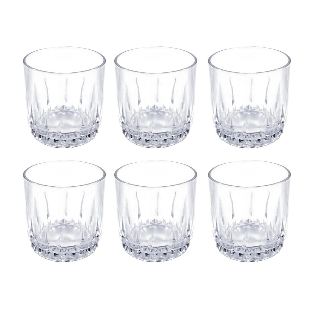 Set 6 Vasos Bajos Whisky Cristar Prisma Rocks 306ml image number 0.0
