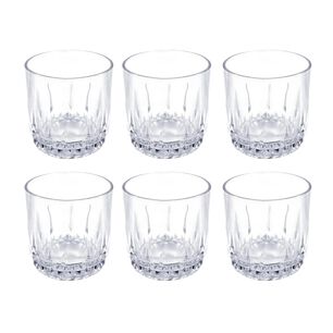Set 6 Vasos Bajos Whisky Cristar Prisma Rocks 306ml
