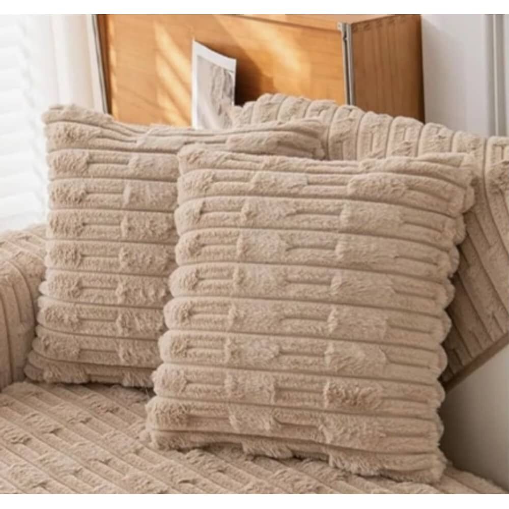 Set Piecera Premium + 2 Fundas Coj&iacute;n Caf&eacute; image number 3.0