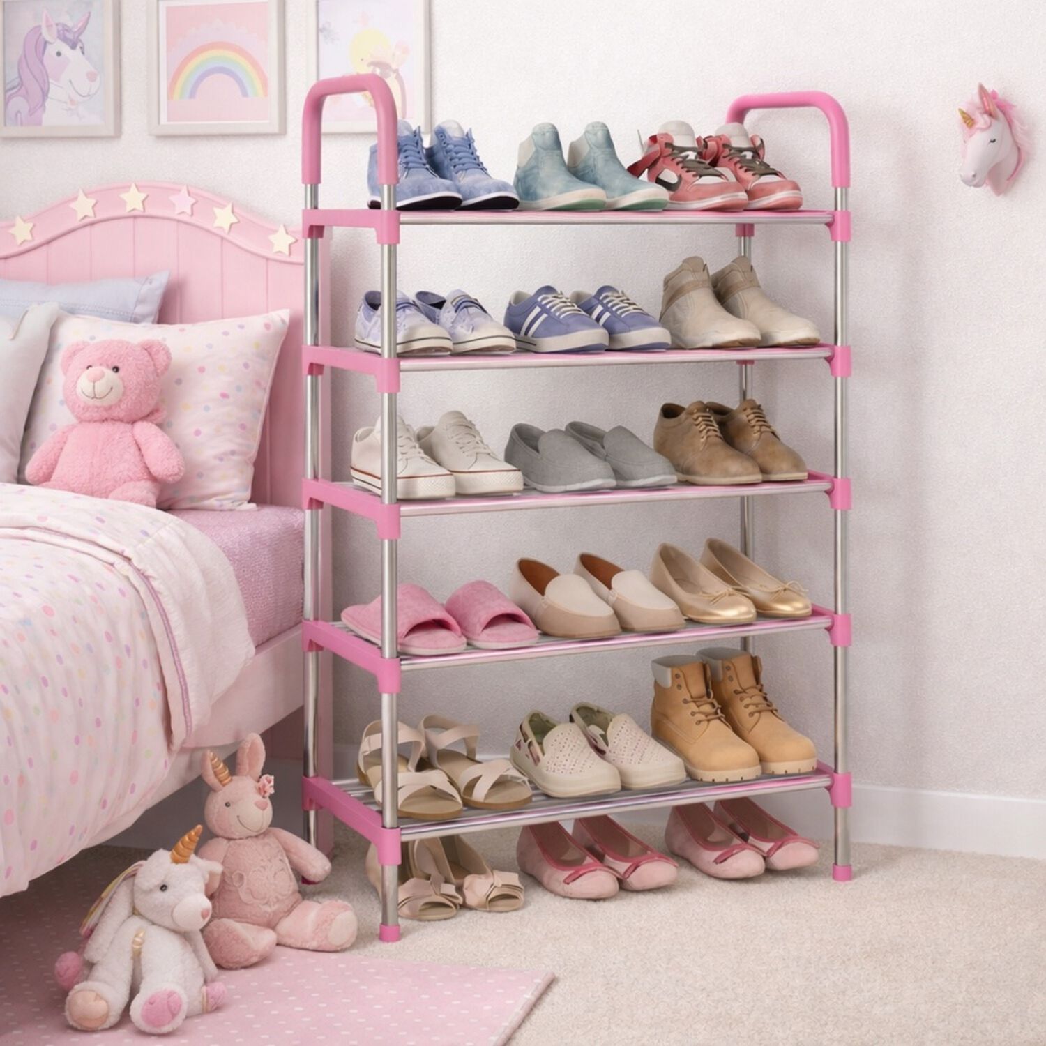 Zapatero Organizador Armable Ordenador Estante Zapatos image number 6.0