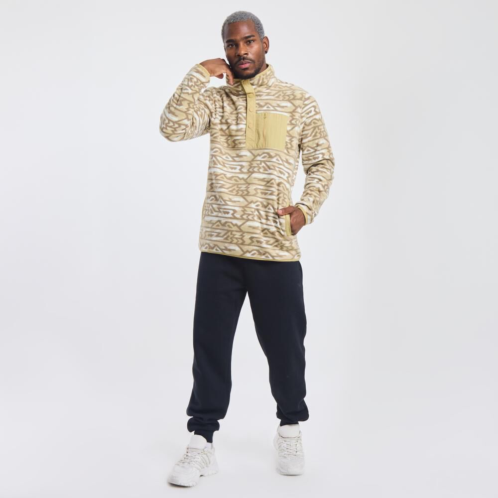 Poler&oacute;n Deportivo Rayas Regular Cuello Redondo Hombre Wetland image number 1.0