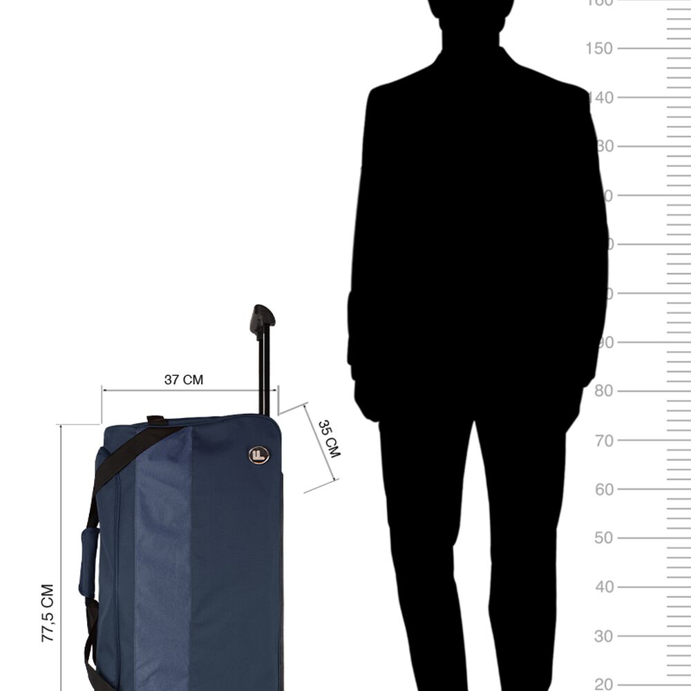 2 Bolsos De Viaje Kross M+l Azul F La Maleta De Chile image number 9.0